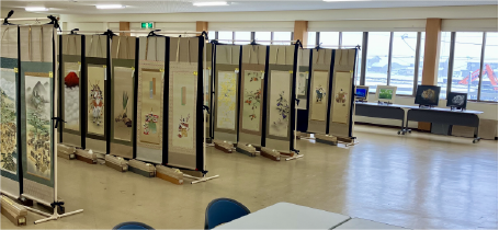 彦根市で開催した掛軸・絵画展