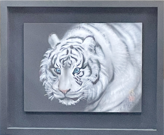 中川槙 白虎 F4 絵画 四神の一柱